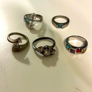 Rings of various sizes. Can pick and choose and price will be adjusted.
